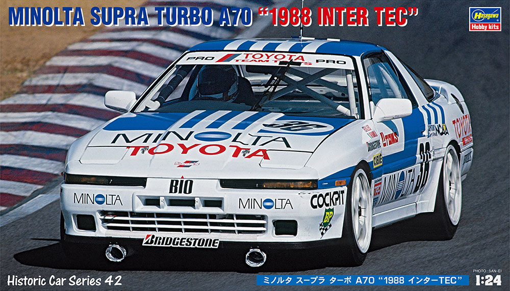 HASEGAWA ミノルタ スープラ ターボ A70 “1988 インターTEC”
